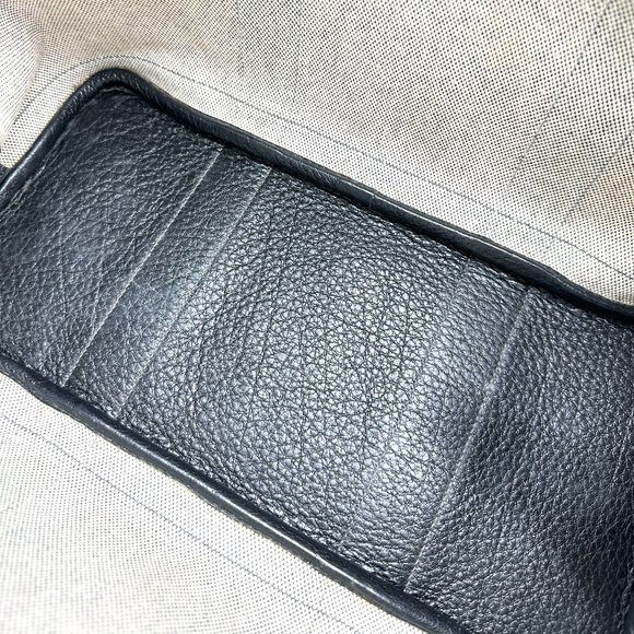 Hermes Canvas/Black Buffle Leather Garden Party 36 - Picture 10 of 11